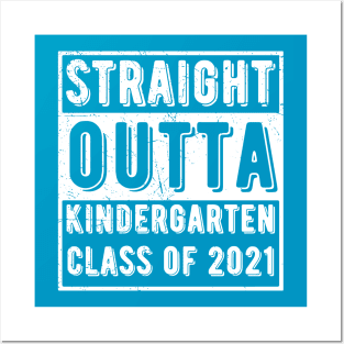 Straight Outta Kindergarten kindergarten graduation Posters and Art